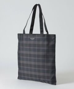 【一部店舗限定】リバーシブルクレストブリッジチェックトートバッグ