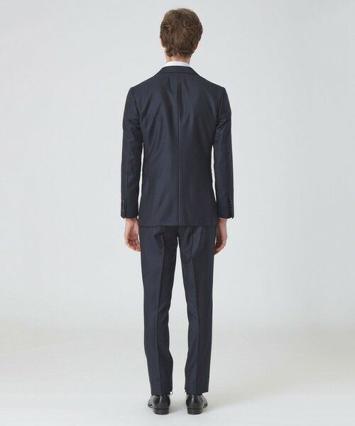 BLUE LABEL / BLACK LABEL CRESTBRIDGE / ブルーレーベル / ブラックレーベル・クレストブリッジ  セットアップ | 【一部店舗限定】Zegna ELECTAネイビーシャドーストライプスリーピーススーツ | 詳細3