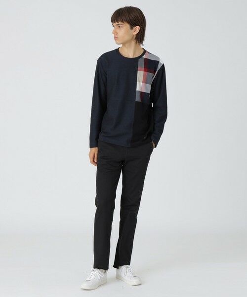 BLUE LABEL / BLACK LABEL CRESTBRIDGE / ブルーレーベル / ブラックレーベル・クレストブリッジ  カットソー | 【一部店舗限定】パッチワークチェックカットソー | 詳細11