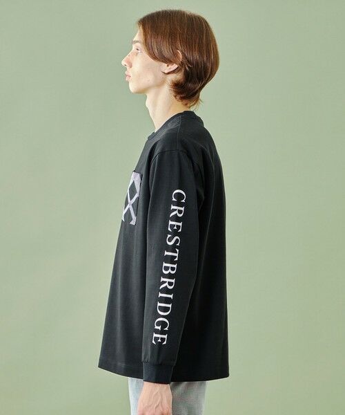 BLUE LABEL / BLACK LABEL CRESTBRIDGE / ブルーレーベル / ブラックレーベル・クレストブリッジ  カットソー | 【WEB限定】ヘビーウェイトロゴスリーブカットソー | 詳細11