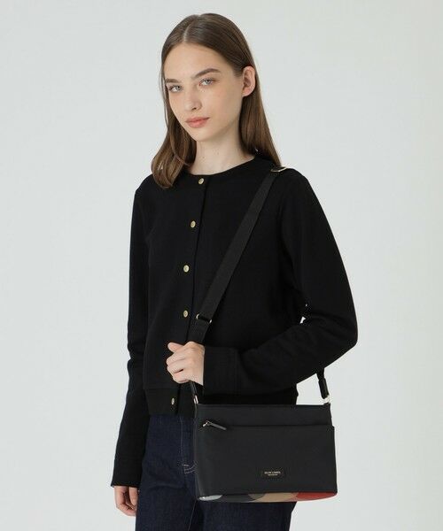 BLUE LABEL / BLACK LABEL CRESTBRIDGE / ブルーレーベル / ブラックレーベル・クレストブリッジ  ショルダーバッグ | パーシャルクレストブリッジチェックナイロンミニショルダー | 詳細1