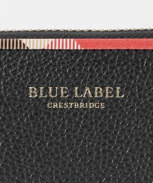 BLUE LABEL / BLACK LABEL CRESTBRIDGE / ブルーレーベル / ブラックレーベル・クレストブリッジ  財布・コインケース・マネークリップ | クレストブリッジチェックパイピングレザー長財布 | 詳細3