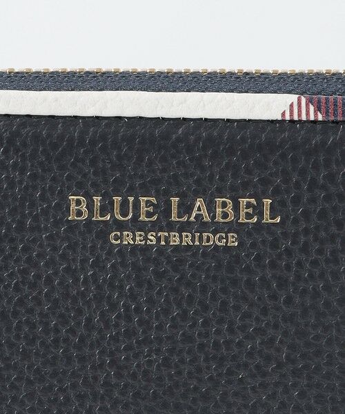 BLUE LABEL / BLACK LABEL CRESTBRIDGE / ブルーレーベル / ブラックレーベル・クレストブリッジ  財布・コインケース・マネークリップ | クレストブリッジチェックパイピングレザー長財布 | 詳細7