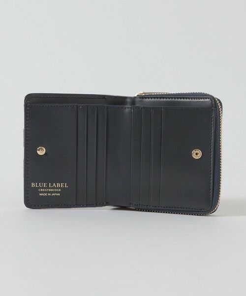 BLUE LABEL / BLACK LABEL CRESTBRIDGE / ブルーレーベル / ブラックレーベル・クレストブリッジ  財布・コインケース・マネークリップ | クレストブリッジチェックパイピングレザー二つ折り財布 | 詳細8