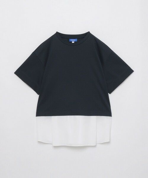 BLUE LABEL / BLACK LABEL CRESTBRIDGE / ブルーレーベル / ブラックレーベル・クレストブリッジ  カットソー | コンパクトクリアーポンチレイヤードライクトップス | 詳細21