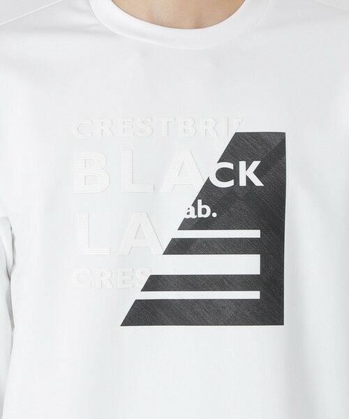 BLUE LABEL / BLACK LABEL CRESTBRIDGE / ブルーレーベル / ブラックレーベル・クレストブリッジ  カットソー | 【BLACK lab.】ロゴグラフィックカットソー | 詳細4