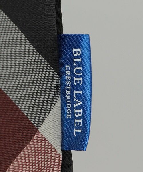 BLUE LABEL / BLACK LABEL CRESTBRIDGE / ブルーレーベル / ブラックレーベル・クレストブリッジ  ショルダーバッグ | パーシャルクレストブリッジチェックエコバッグ | 詳細3