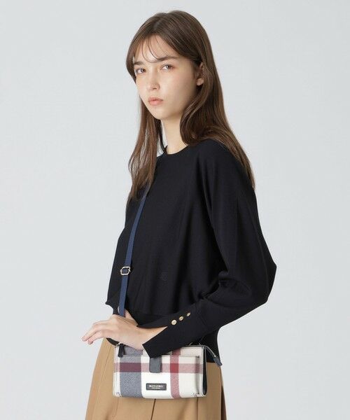 BLUE LABEL / BLACK LABEL CRESTBRIDGE / ブルーレーベル / ブラックレーベル・クレストブリッジ  ショルダーバッグ | クレストブリッジチェックPVCウォレットバッグ | 詳細15