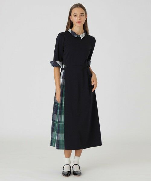 BLUE LABEL / BLACK LABEL CRESTBRIDGE / ブルーレーベル / ブラックレーベル・クレストブリッジ  ドレス | コットンソロハイゲージポンチ | 詳細11