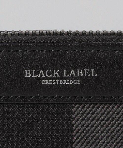 BLUE LABEL / BLACK LABEL CRESTBRIDGE / ブルーレーベル / ブラックレーベル・クレストブリッジ  財布・コインケース・マネークリップ | トーナルクレストブリッジチェックラウンドジップウォレット | 詳細3