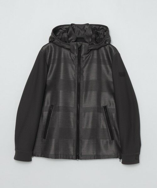 BLUE LABEL / BLACK LABEL CRESTBRIDGE / ブルーレーベル / ブラックレーベル・クレストブリッジ  その他アウター | 【BLACK lab.】シャドーチェックハイブリッドパーカー | 詳細9