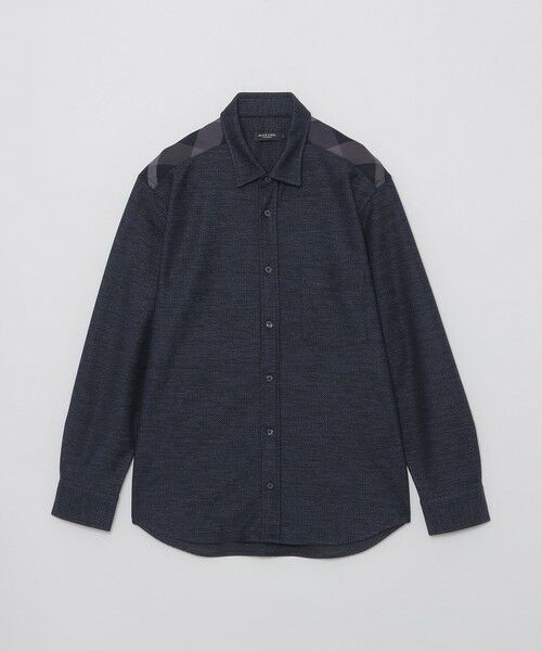 BLUE LABEL / BLACK LABEL CRESTBRIDGE / ブルーレーベル / ブラックレーベル・クレストブリッジ  シャツ・ブラウス | ショルダーチェックメランジシャツ | 詳細14