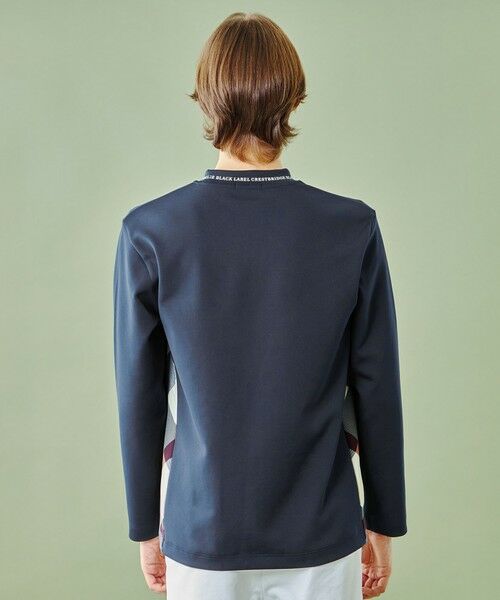 BLUE LABEL / BLACK LABEL CRESTBRIDGE / ブルーレーベル / ブラックレーベル・クレストブリッジ  カットソー | 【WEB限定】サイドチェックモックネックカットソー | 詳細17