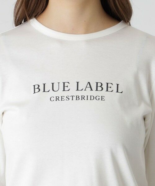 BLUE LABEL / BLACK LABEL CRESTBRIDGE / ブルーレーベル / ブラックレーベル・クレストブリッジ  カットソー | ロゴプリントロングTシャツ | 詳細4