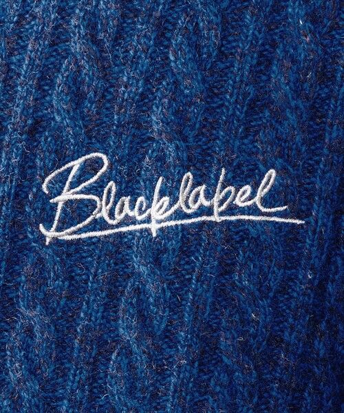 BLUE LABEL / BLACK LABEL CRESTBRIDGE / ブルーレーベル / ブラックレーベル・クレストブリッジ  ニット・セーター | 【WEB限定】ハーフモックケーブルニット | 詳細16