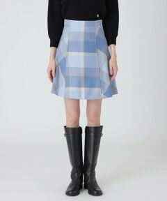 クレストブリッジチェッククロッシングビエラスカート