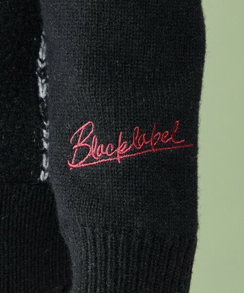 BLUE LABEL / BLACK LABEL CRESTBRIDGE / ブルーレーベル / ブラックレーベル・クレストブリッジ  ニット・セーター | 【WEB限定】パネルチェックニットブルゾン | 詳細5