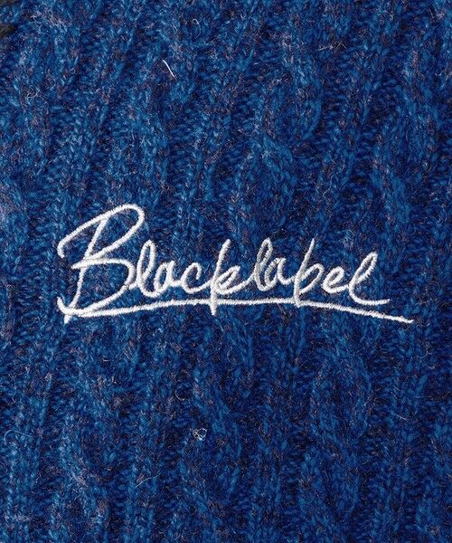 BLUE LABEL / BLACK LABEL CRESTBRIDGE / ブルーレーベル / ブラックレーベル・クレストブリッジ  ニット・セーター | 【WEB限定】パーシャルチェックケーブルカーディガン | 詳細19