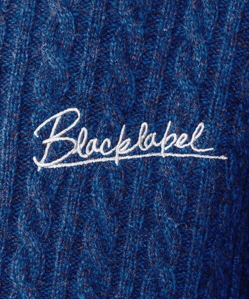 BLUE LABEL / BLACK LABEL CRESTBRIDGE / ブルーレーベル / ブラックレーベル・クレストブリッジ  ニット・セーター | 【WEB限定】ケーブルニットフードカーディガン | 詳細19