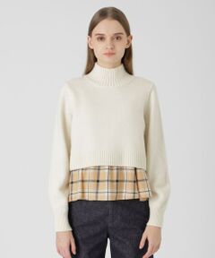 BLUE LABEL / BLACK LABEL CRESTBRIDGE / ブルーレーベル / ブラックレーベル・クレストブリッジ  ニット・セーター | 【店舗限定】キャミソール付きニットプルオーバー