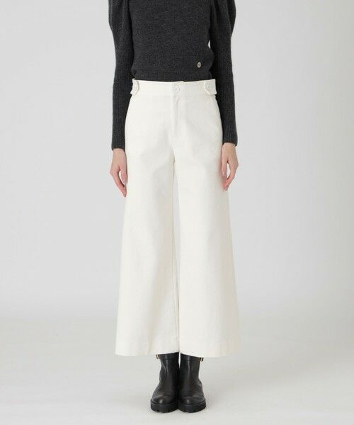 BLUE LABEL / BLACK LABEL CRESTBRIDGE / ブルーレーベル / ブラックレーベル・クレストブリッジ  その他パンツ | 【店舗限定】デニムワイドパンツ（ホワイト）