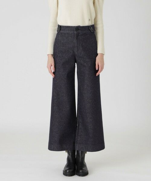 BLUE LABEL / BLACK LABEL CRESTBRIDGE / ブルーレーベル / ブラックレーベル・クレストブリッジ  その他パンツ | 【店舗限定】デニムワイドパンツ（ネイビー3）