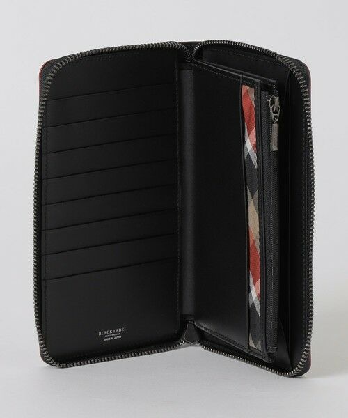 BLUE LABEL / BLACK LABEL CRESTBRIDGE / ブルーレーベル / ブラックレーベル・クレストブリッジ  財布・コインケース・マネークリップ | エンボスレザークレストブリッジチェックラウンドジップウォレット | 詳細2