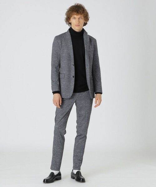 BLUE LABEL / BLACK LABEL CRESTBRIDGE / ブルーレーベル / ブラックレーベル・クレストブリッジ  テーラードジャケット | 【一部店舗限定】メランジツイルプリントジャージージャケット | 詳細1