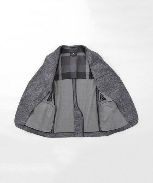 BLUE LABEL / BLACK LABEL CRESTBRIDGE / ブルーレーベル / ブラックレーベル・クレストブリッジ  テーラードジャケット | 【一部店舗限定】メランジツイルプリントジャージージャケット | 詳細6