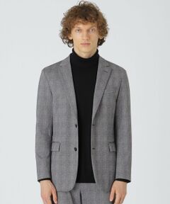 美品 BACCA カシミヤ混 テーラードジャケット 38 M 日本製 グレー メンズ カシミヤ カシミア 100％ チェスター コート カシミヤ100