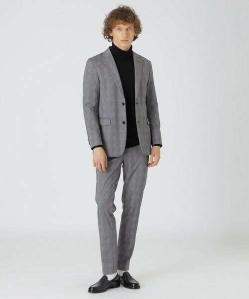 BLUE LABEL / BLACK LABEL CRESTBRIDGE / ブルーレーベル / ブラックレーベル・クレストブリッジ  テーラードジャケット | 【一部店舗限定】グレンチェックプリントジャージージャケット | 詳細1