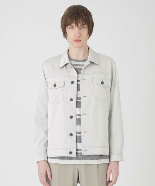 BLUE LABEL / BLACK LABEL CRESTBRIDGE/ブルーレーベル / ブラックレーベル・クレストブリッジ OTONAデニムジャケット グレー1 L BLUE LABEL / BLACK LABEL CRESTBRIDGE/ブルーレーベル / ブラックレーベル・クレストブリッジ OTONAデニムジャケット グレー1 L