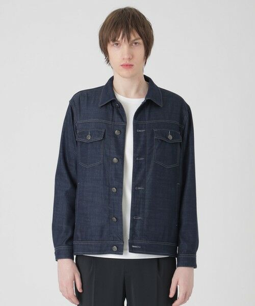 BLUE LABEL / BLACK LABEL CRESTBRIDGE/ブルーレーベル / ブラックレーベル・クレストブリッジ OTONAデニムジャケット ネイビー1 L BLUE LABEL / BLACK LABEL CRESTBRIDGE/ブルーレーベル / ブラックレーベル・クレストブリッジ OTONAデニムジャケット ネイビー1 L