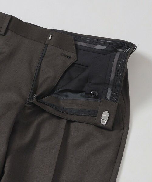 BLUE LABEL / BLACK LABEL CRESTBRIDGE / ブルーレーベル / ブラックレーベル・クレストブリッジ  セットアップ | 【一部店舗限定】Zegna TRAVELLERシャンブレーブラウンヘリンボーンスーツ | 詳細7