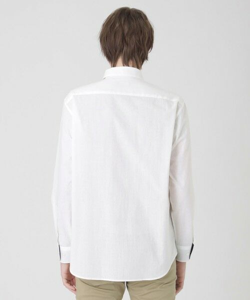 BLUE LABEL / BLACK LABEL CRESTBRIDGE / ブルーレーベル / ブラックレーベル・クレストブリッジ  シャツ・ブラウス | 【一部店舗限定】コットンリネンシャンブレーシャツ | 詳細3