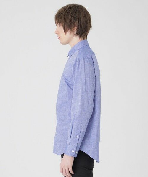 BLUE LABEL / BLACK LABEL CRESTBRIDGE / ブルーレーベル / ブラックレーベル・クレストブリッジ  シャツ・ブラウス | 【一部店舗限定】コットンリネンシャンブレーシャツ | 詳細12