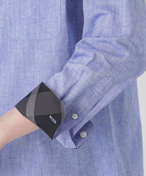 BLUE LABEL / BLACK LABEL CRESTBRIDGE / ブルーレーベル / ブラックレーベル・クレストブリッジ  シャツ・ブラウス | 【一部店舗限定】コットンリネンシャンブレーシャツ | 詳細14