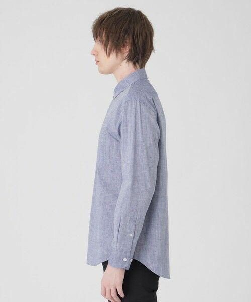 BLUE LABEL / BLACK LABEL CRESTBRIDGE / ブルーレーベル / ブラックレーベル・クレストブリッジ  シャツ・ブラウス | 【一部店舗限定】コットンリネンシャンブレーシャツ | 詳細17