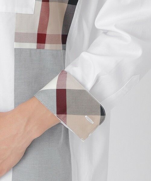 BLUE LABEL / BLACK LABEL CRESTBRIDGE / ブルーレーベル / ブラックレーベル・クレストブリッジ  シャツ・ブラウス | 【一部店舗限定】パッチワークチェックシャツ | 詳細4