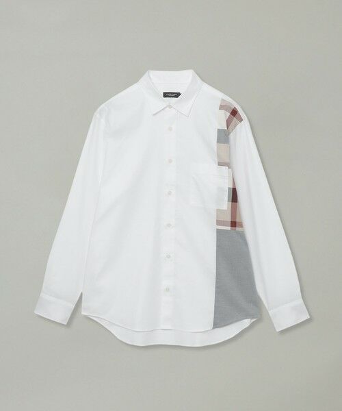 BLUE LABEL / BLACK LABEL CRESTBRIDGE / ブルーレーベル / ブラックレーベル・クレストブリッジ  シャツ・ブラウス | 【一部店舗限定】パッチワークチェックシャツ | 詳細5