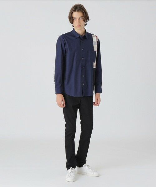 BLUE LABEL / BLACK LABEL CRESTBRIDGE / ブルーレーベル / ブラックレーベル・クレストブリッジ  シャツ・ブラウス | 【一部店舗限定】パッチワークチェックシャツ | 詳細6