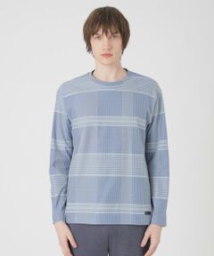 BLUE LABEL / BLACK LABEL CRESTBRIDGE / ブルーレーベル / ブラックレーベル・クレストブリッジ  カットソー | ハリヌキシャドーチェックカットソー