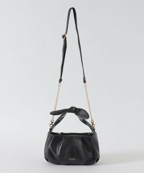 BLUE LABEL / BLACK LABEL CRESTBRIDGE / ブルーレーベル / ブラックレーベル・クレストブリッジ  ショルダーバッグ | ギャザーリボンレザーバッグ | 詳細3