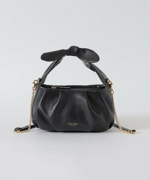BLUE LABEL / BLACK LABEL CRESTBRIDGE / ブルーレーベル / ブラックレーベル・クレストブリッジ  ショルダーバッグ | ギャザーリボンレザーバッグ | 詳細7