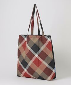 BLUE LABEL / BLACK LABEL CRESTBRIDGE / ブルーレーベル / ブラックレーベル・クレストブリッジ  ショルダーバッグ | パーシャルクレストブリッジチェックエコバッグ