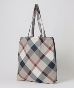 BLUE LABEL / BLACK LABEL CRESTBRIDGE / ブルーレーベル / ブラックレーベル・クレストブリッジ  ショルダーバッグ | パーシャルクレストブリッジチェックエコバッグ