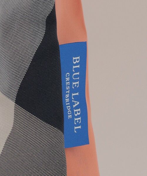 BLUE LABEL / BLACK LABEL CRESTBRIDGE / ブルーレーベル / ブラックレーベル・クレストブリッジ  ショルダーバッグ | パーシャルクレストブリッジチェックエコバッグ | 詳細8