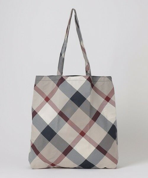 パーシャルクレストブリッジチェックエコバッグ （ショルダー