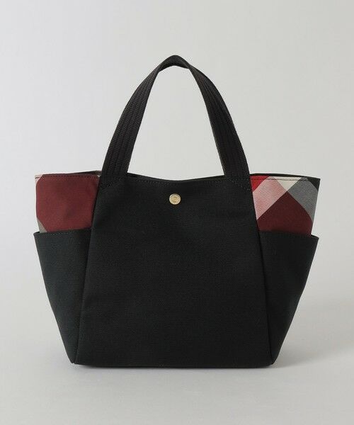 BLUELABEL CRESTBRIDGEブラック トートバッグ シュリンクレザートートバッグ（バッグ）｜BLACK LABEL
