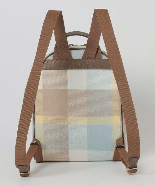 クレストブリッジチェックPVCバックパック クレストブリッジチェックPVCバックパック（バッグ）｜BLUE